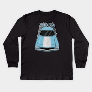 Chevrolet Vega GT 1971 - 1973 - light blue Kids Long Sleeve T-Shirt